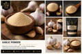 Spice Czar Garlic Powder with fresh garlic cloves