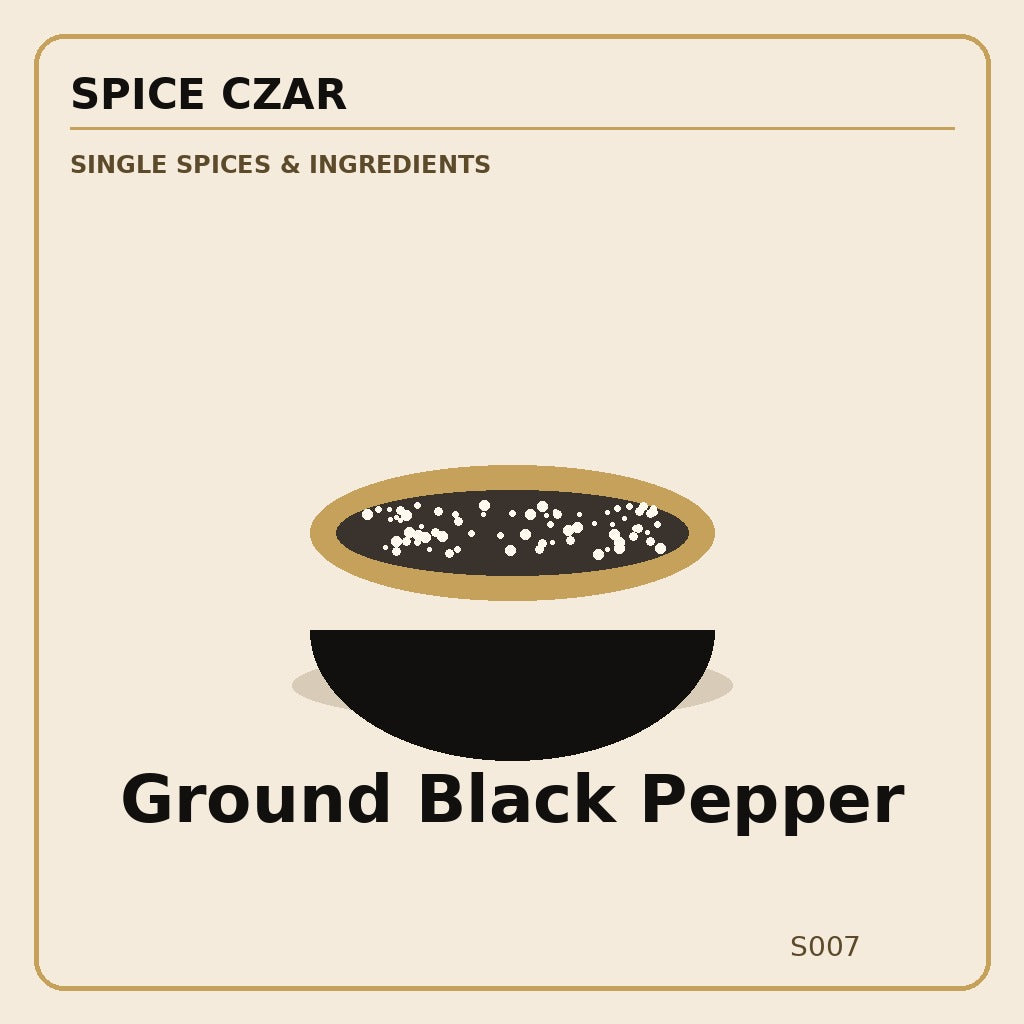 Spice Czar Ground Black Pepper