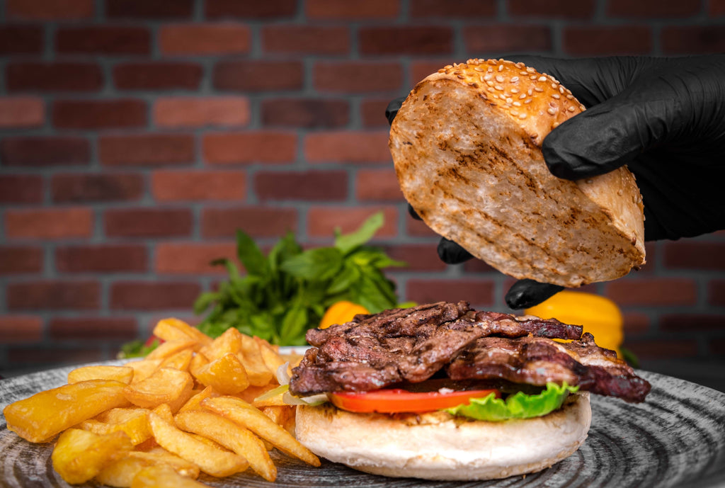 Grilled burger for Pennsylvania Pepper Seasoning