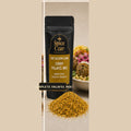 Spice Czar The Golden Czar Curry Falafel Mix with golden curry dry mix and finished falafel