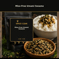 Spice Czar Miso-Free Umami Sesame with sesame-forward savory texture beside rice