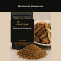 Spice Czar Mushroom Shawarma with earthy brown mushroom-shawarma seasoning and roasted mushroom serving visual