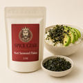 Nori Seaweed Flakes 2 oz pouch with visible nori flakes and rice bowl serving suggestion