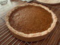 Pumpkin pie shown as a signature use for Spice Czar Spicy Pumpkin Pie Spice. Photo by Shisma via Wikimedia Commons, CC0.
