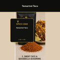 Spice Czar Tamarind Taco with brown-red tangy taco seasoning and taco-style serving visual