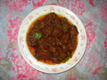 Vindaloo shown as a serving use for Spice Czar Vindaloo Curry Seasoning. Photo by Miansari66 via Wikimedia Commons, CC0.