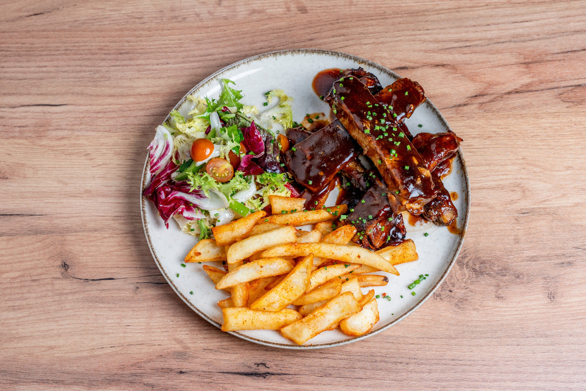 Barbecue pork ribs for St. Louis Rib Rub